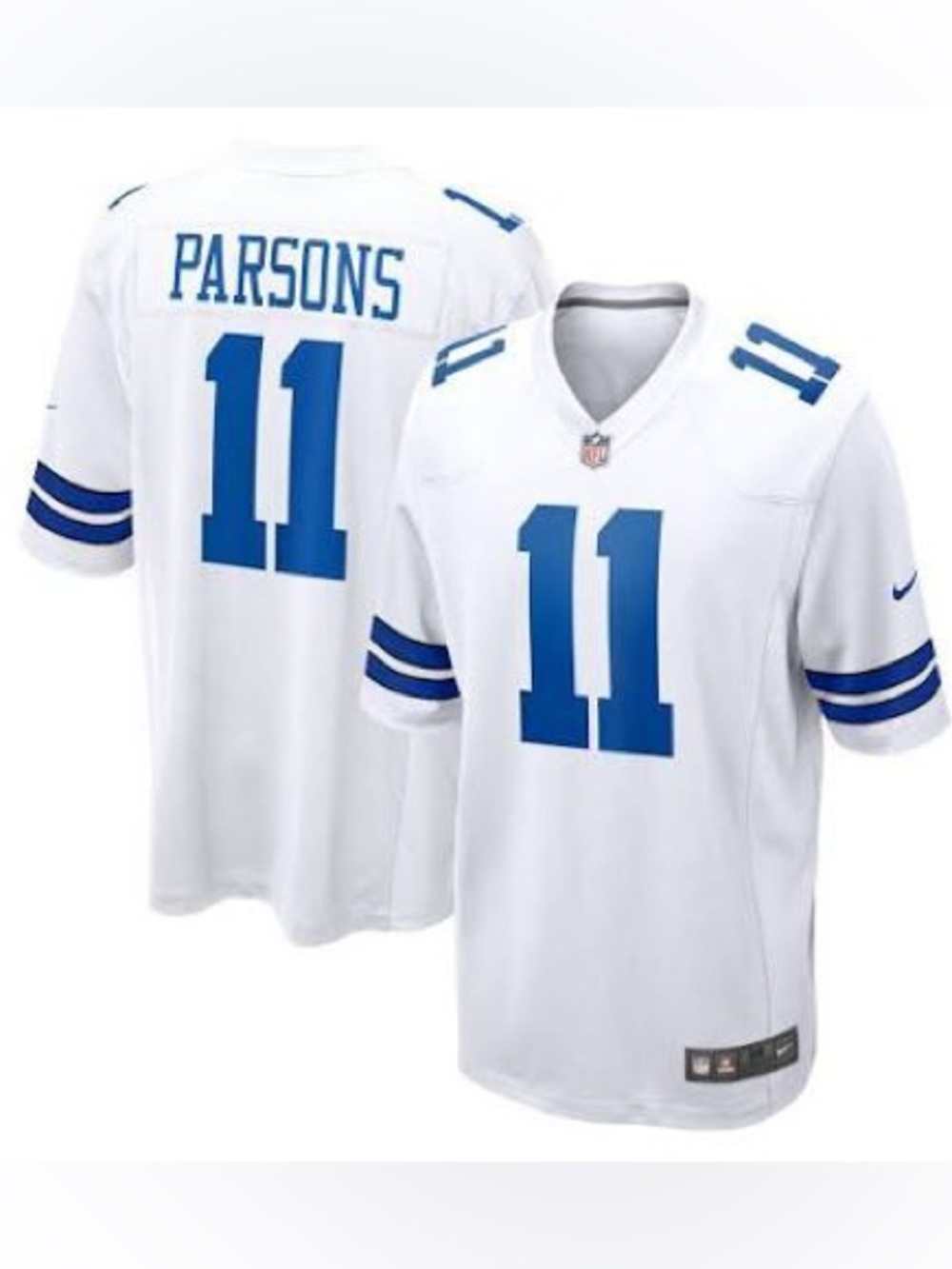 Men's Nike Micah Parsons White Dallas Cowboys Game Player Jersey